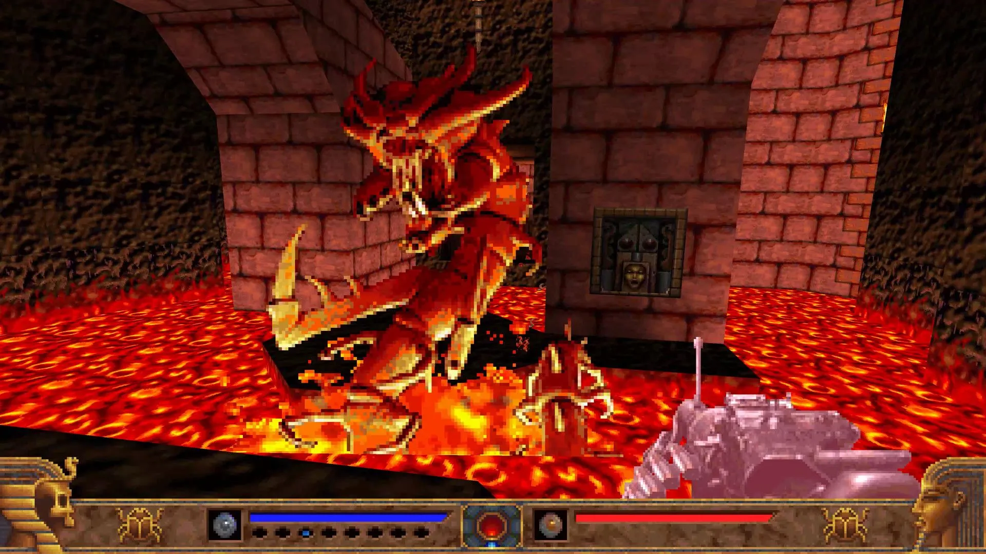 Ảnh chụp màn hình chính thức của Powerslave: Exhumed trên Steam.