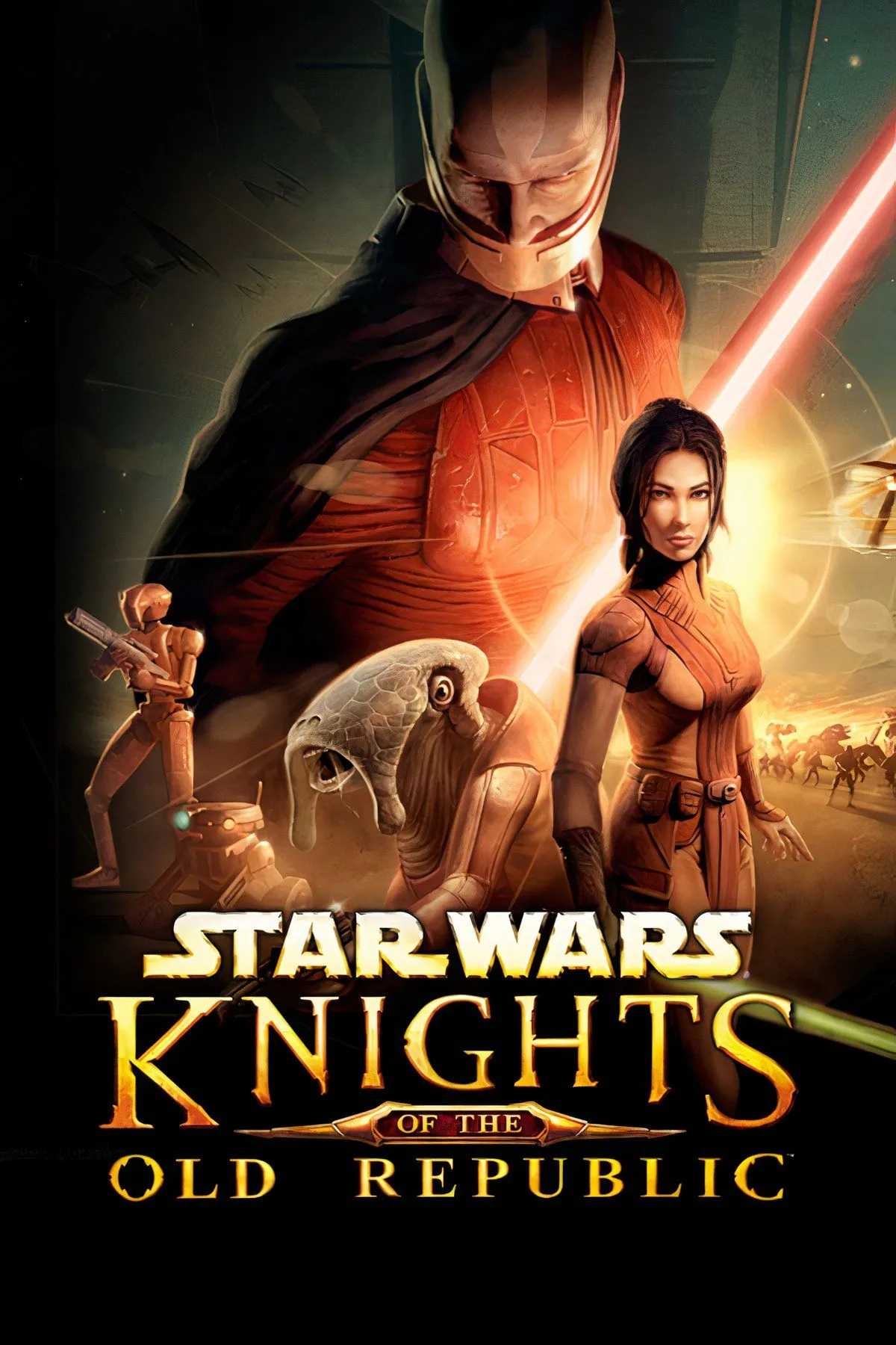 Anh hùng Jedi chiến đấu trong game Star Wars Knights of the Old Republic