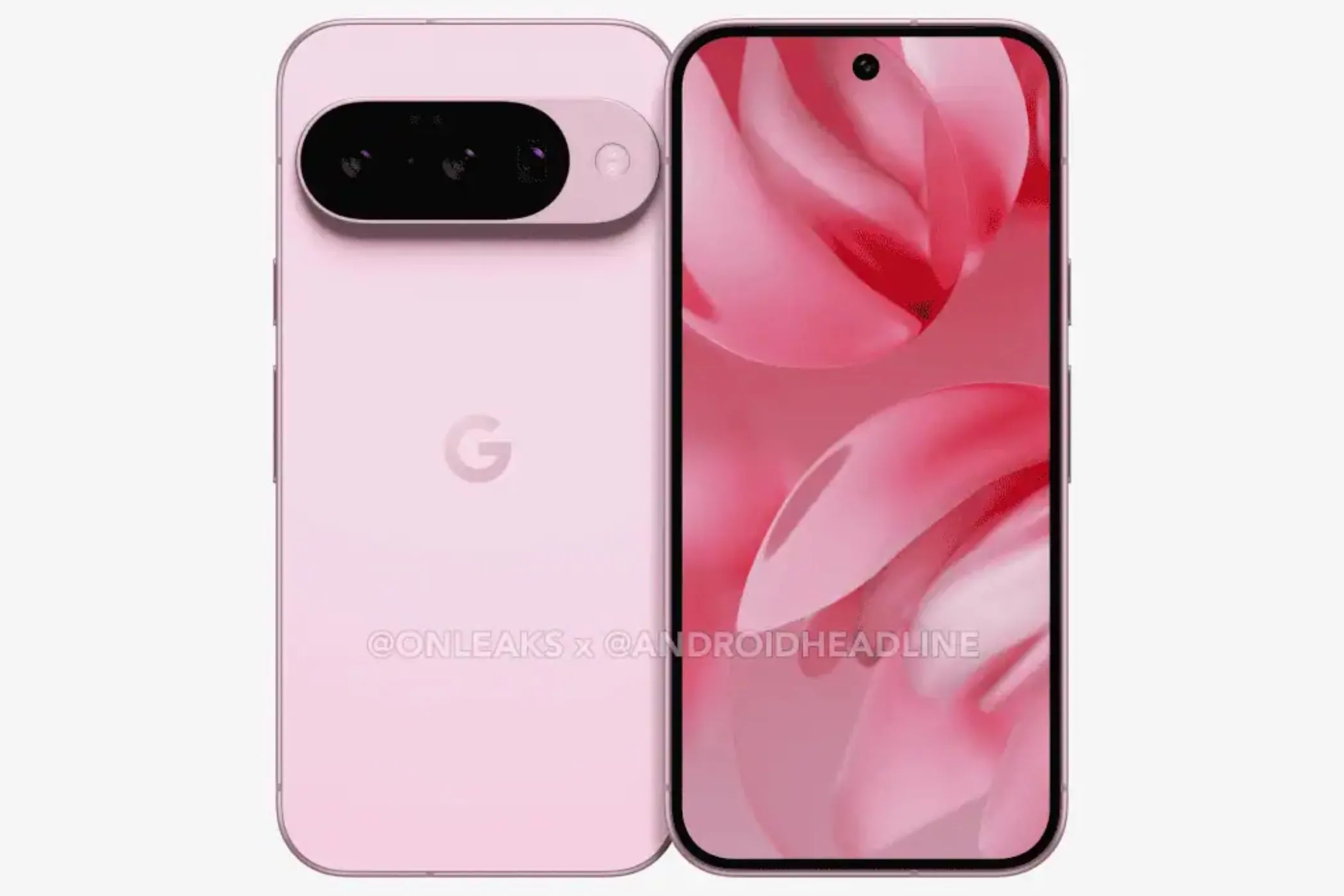 Bản dựng rò rỉ của điện thoại Google Pixel 10 với thiết kế camera đặc trưng