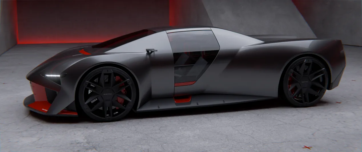 Bản dựng ý tưởng Mustang Mach-S Concept với dáng shooting brake mui dài và đường cong thể thao