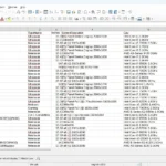 Bảng tính LibreOffice Calc trình bày dữ liệu máy tính xách tay