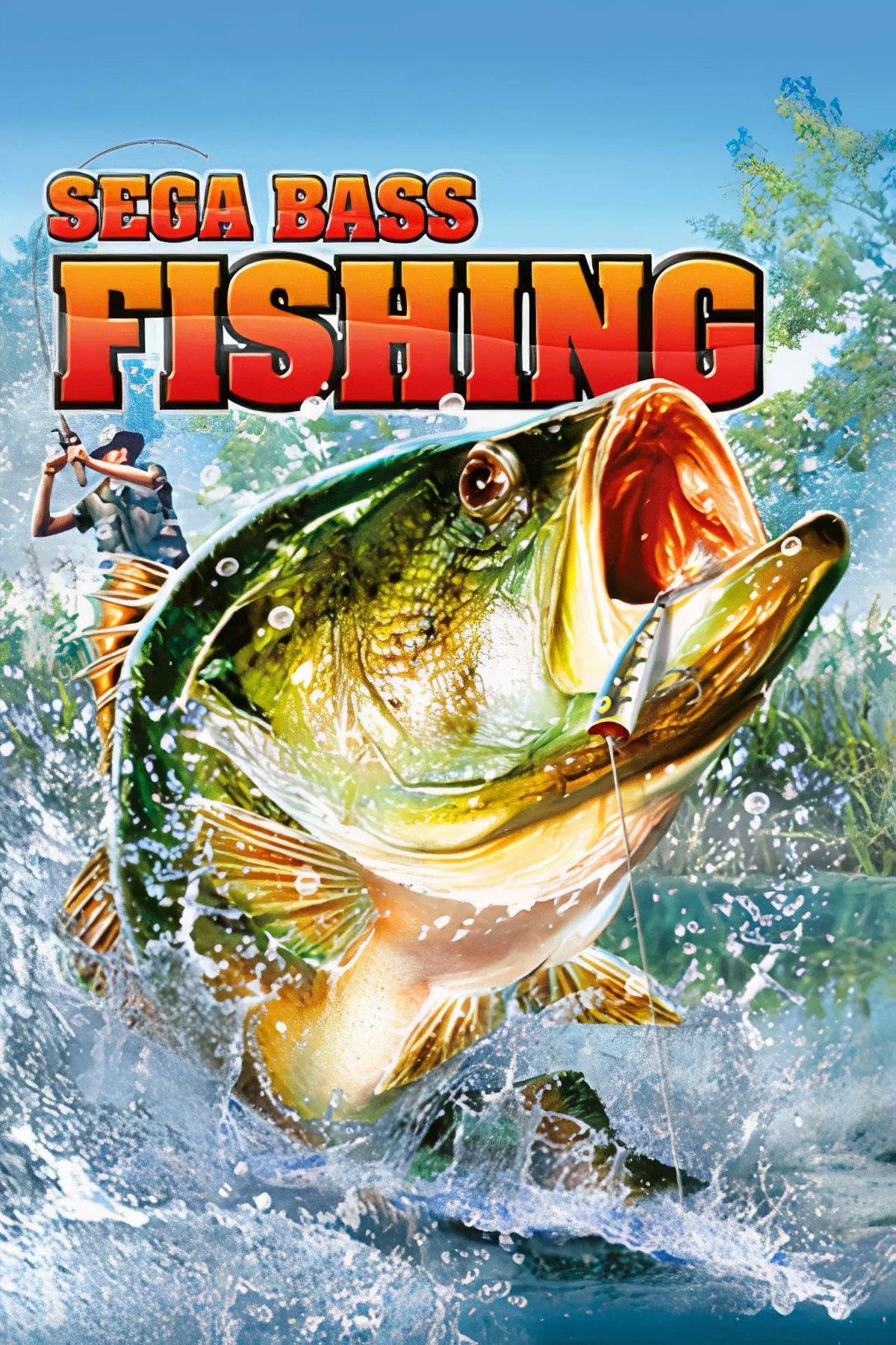 Bộ điều khiển cần câu thực tế của game SEGA Bass Fishing