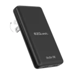 Bộ sạc EZQuest UltraSlim 70W GaN II với thiết kế siêu mỏng và hai cổng USB-C.