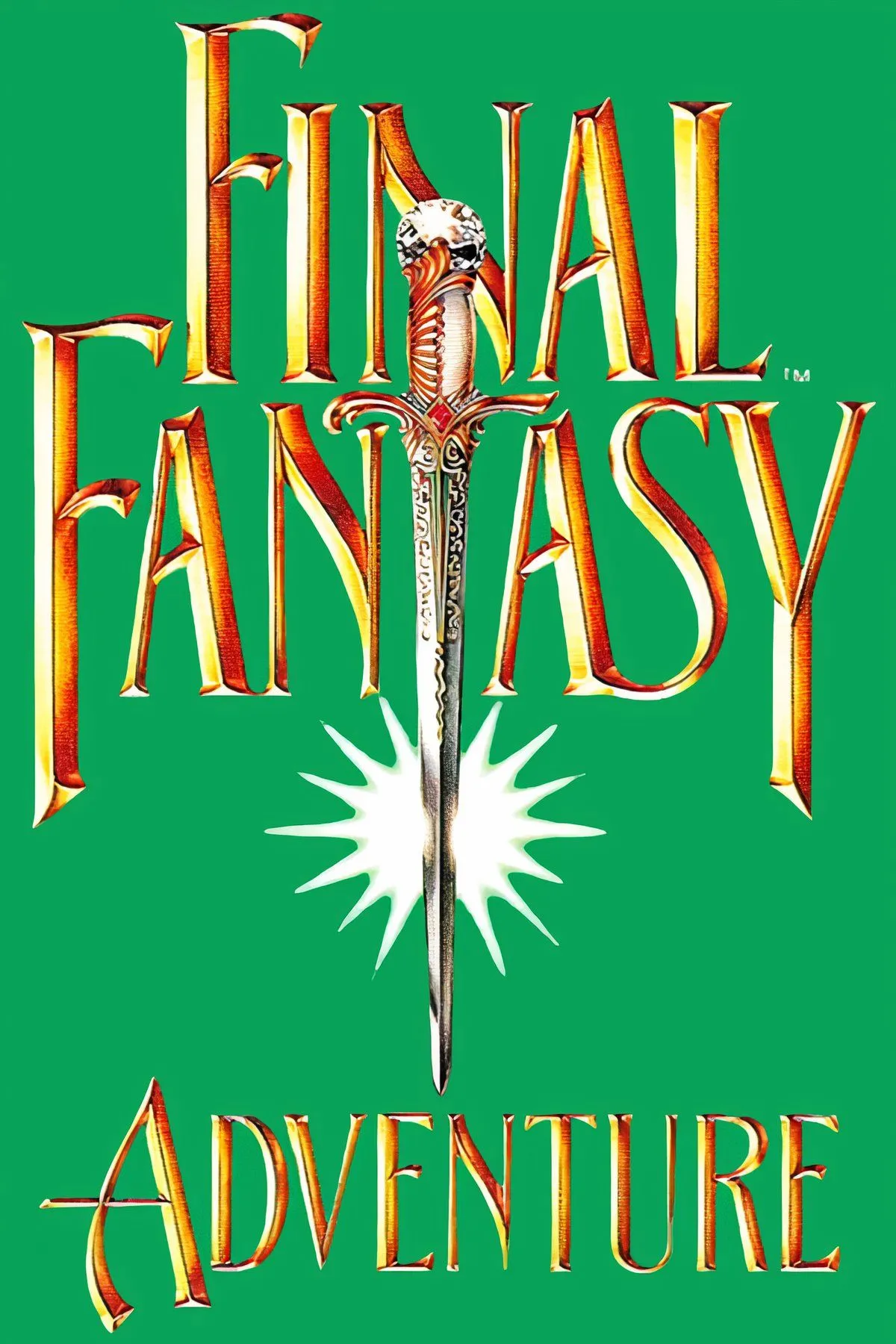 Các khoảnh khắc hành động và phiêu lưu trong Final Fantasy Adventure trên Game Boy, với nhân vật chính và quái vật
