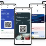 Các loại thẻ, vé và giấy tờ được hỗ trợ trong ứng dụng Google Wallet, bao gồm thẻ tín dụng, thẻ thành viên và vé máy bay.