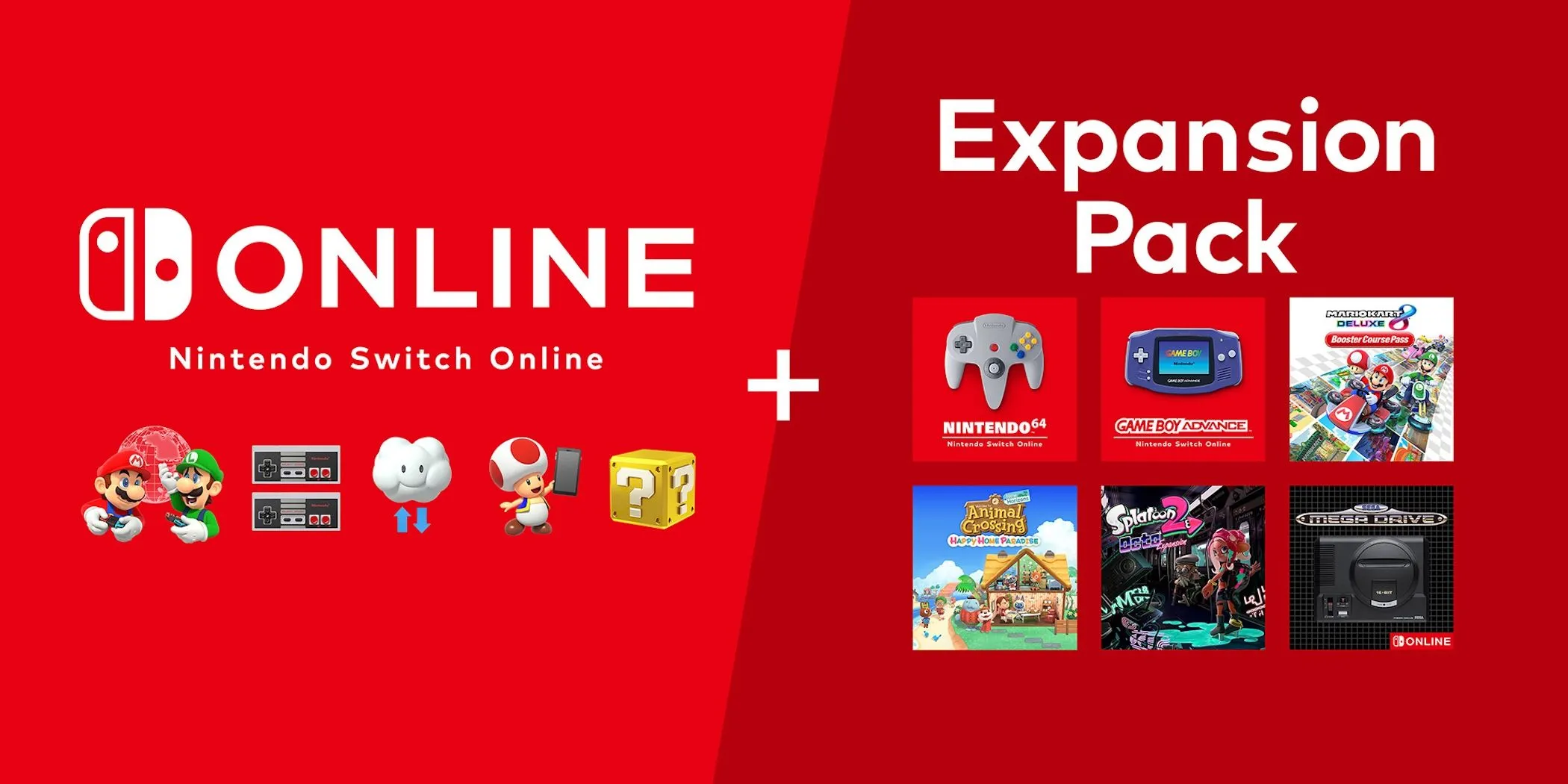 Các nội dung của Nintendo Switch Online và Expansion Pack