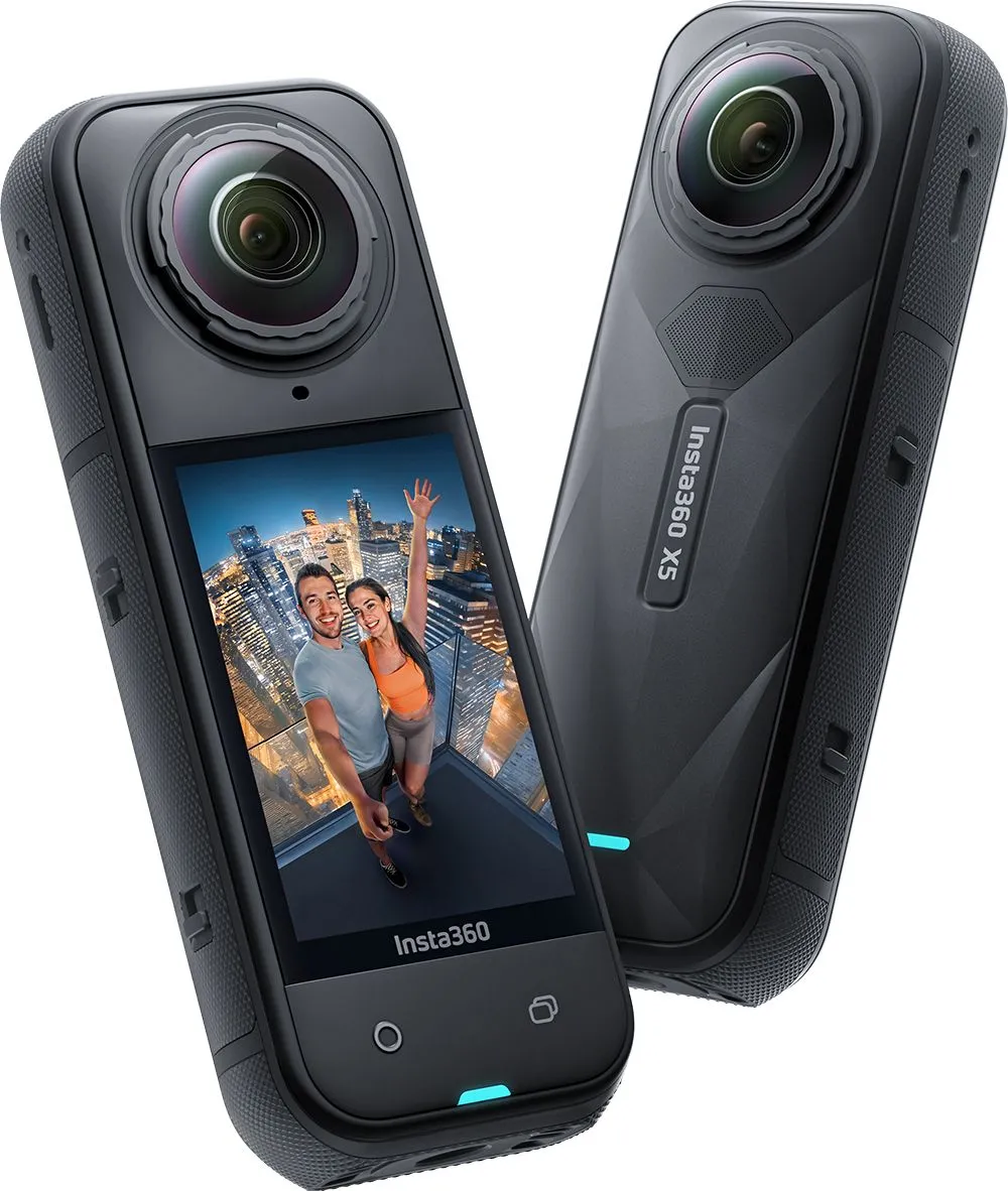 Camera hành trình Insta360 X5 với thiết kế hiện đại và bền bỉ