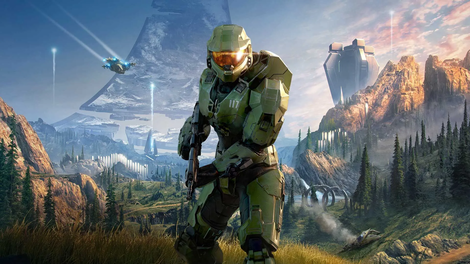 Chiến binh Master Chief trong game Halo Infinite, minh họa game độc quyền Xbox.
