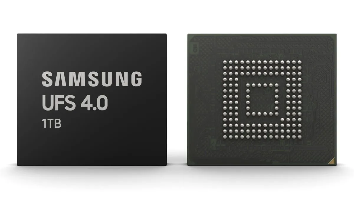 Chip nhớ UFS 4.0, công nghệ lưu trữ tốc độ cao trên smartphone hiện đại.