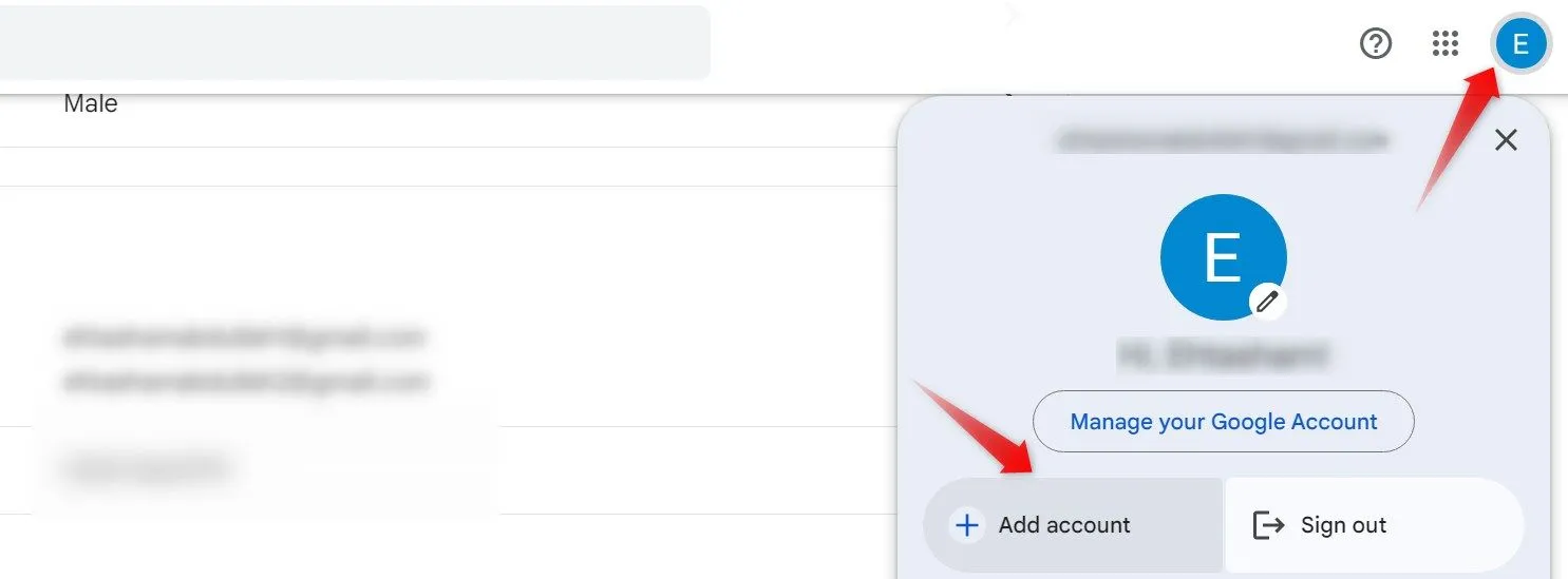 Chuyển đổi tài khoản Google sang tài khoản cần cập nhật thông tin khôi phục