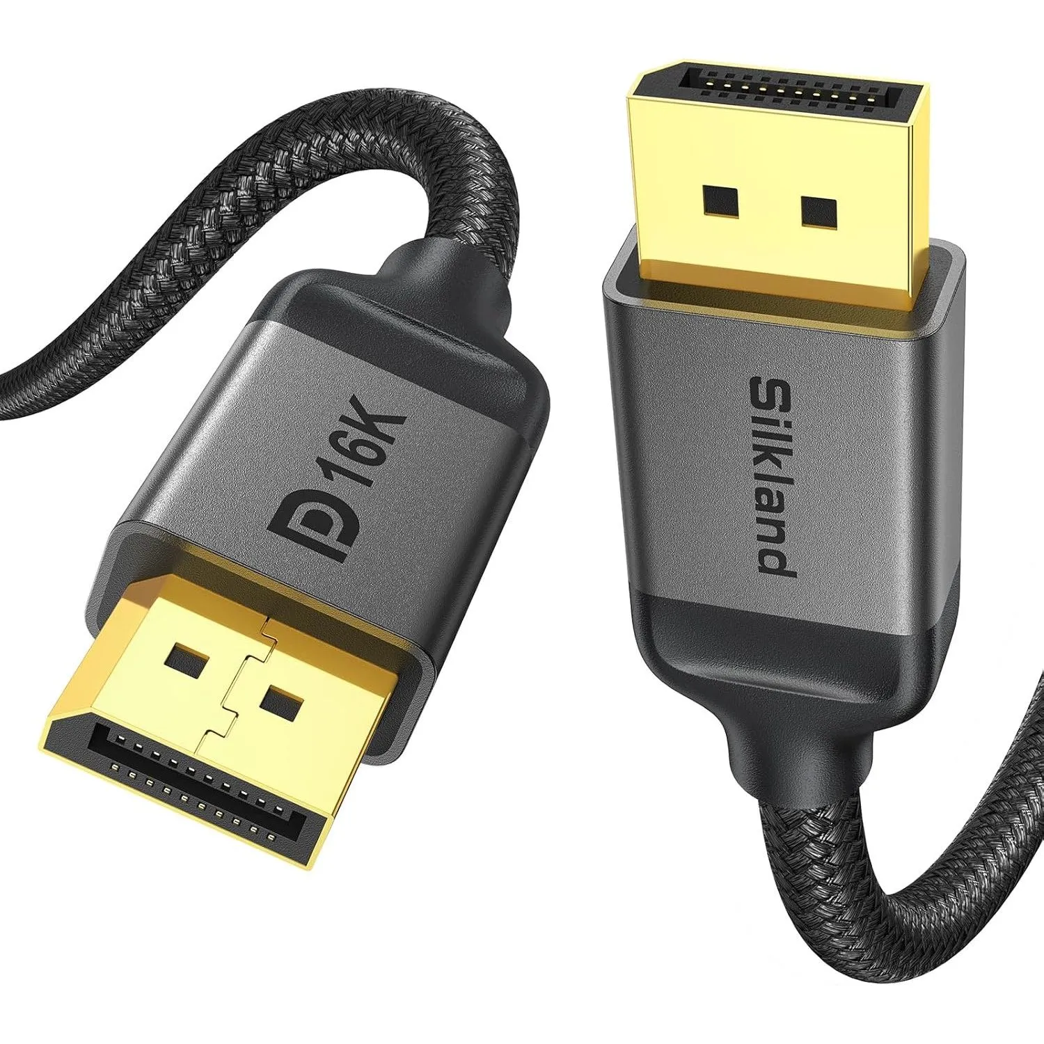 Đầu nối cáp DisplayPort chất lượng cao từ Silkland hỗ trợ độ phân giải 16K