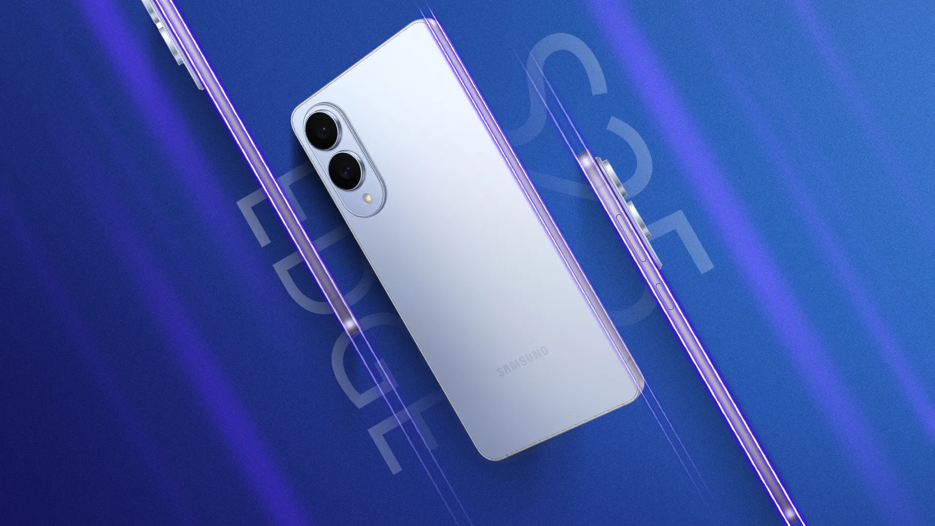 Điện thoại Galaxy S25 Edge với thiết kế siêu mỏng nhìn từ nhiều góc độ