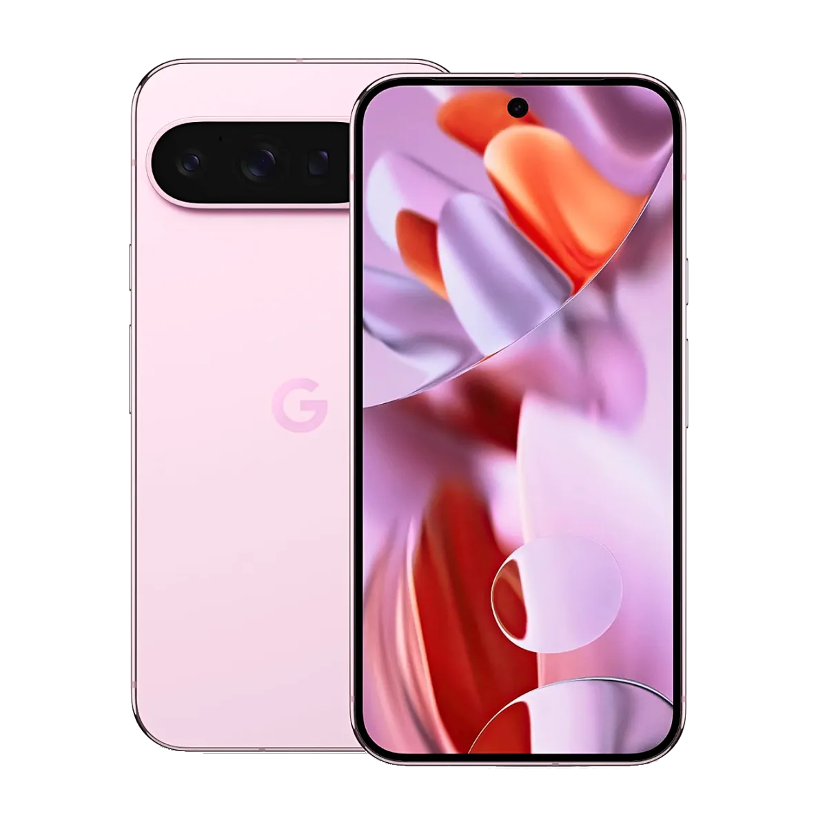 Điện thoại Google Pixel 9 Pro XL màu trắng ngà với màn hình lớn và hệ thống camera tiên tiến