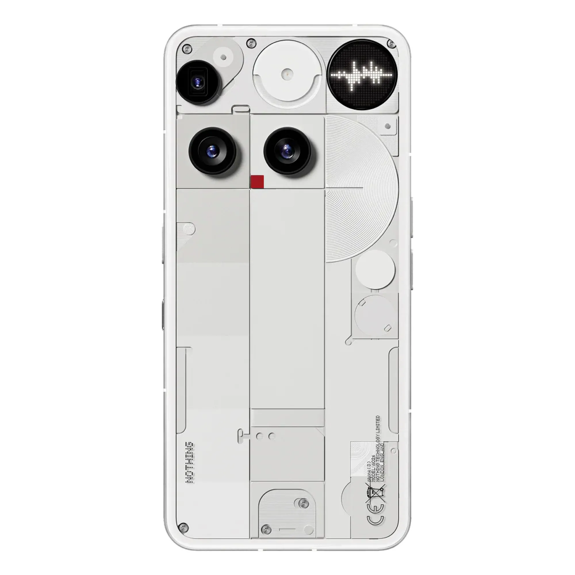 Điện thoại Nothing Phone (3) với thiết kế trong suốt đặc trưng