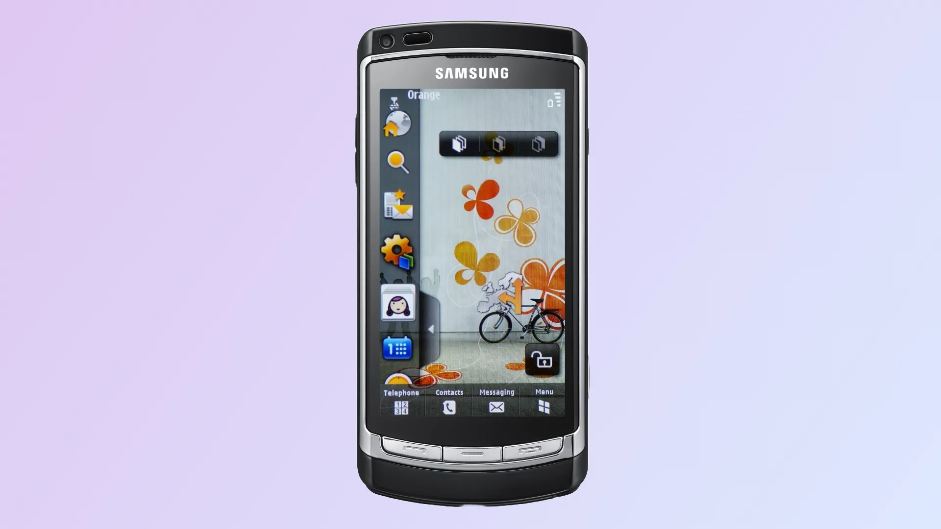 Điện thoại Samsung Omnia HD (i8910) nổi bật với màn hình AMOLED.