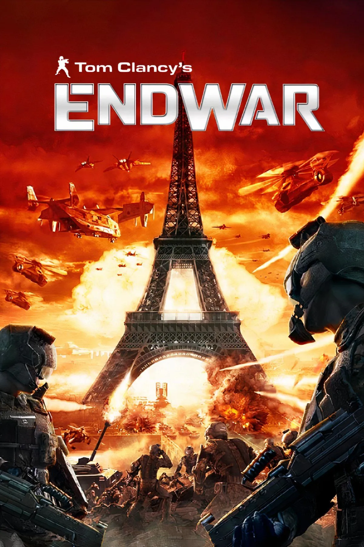 Game thủ đeo tai nghe Xbox 360 để chơi Tom Clancy's EndWar bằng giọng nói