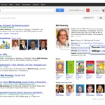 Giao diện Google Search năm 2012 với Knowledge Panel hiển thị thông tin Matt Groening