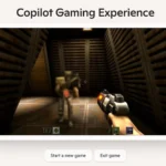 Hình ảnh game Quake II được tạo bởi AI WHAMM của Microsoft trên trình duyệt, thể hiện chất lượng đồ họa chưa tối ưu.