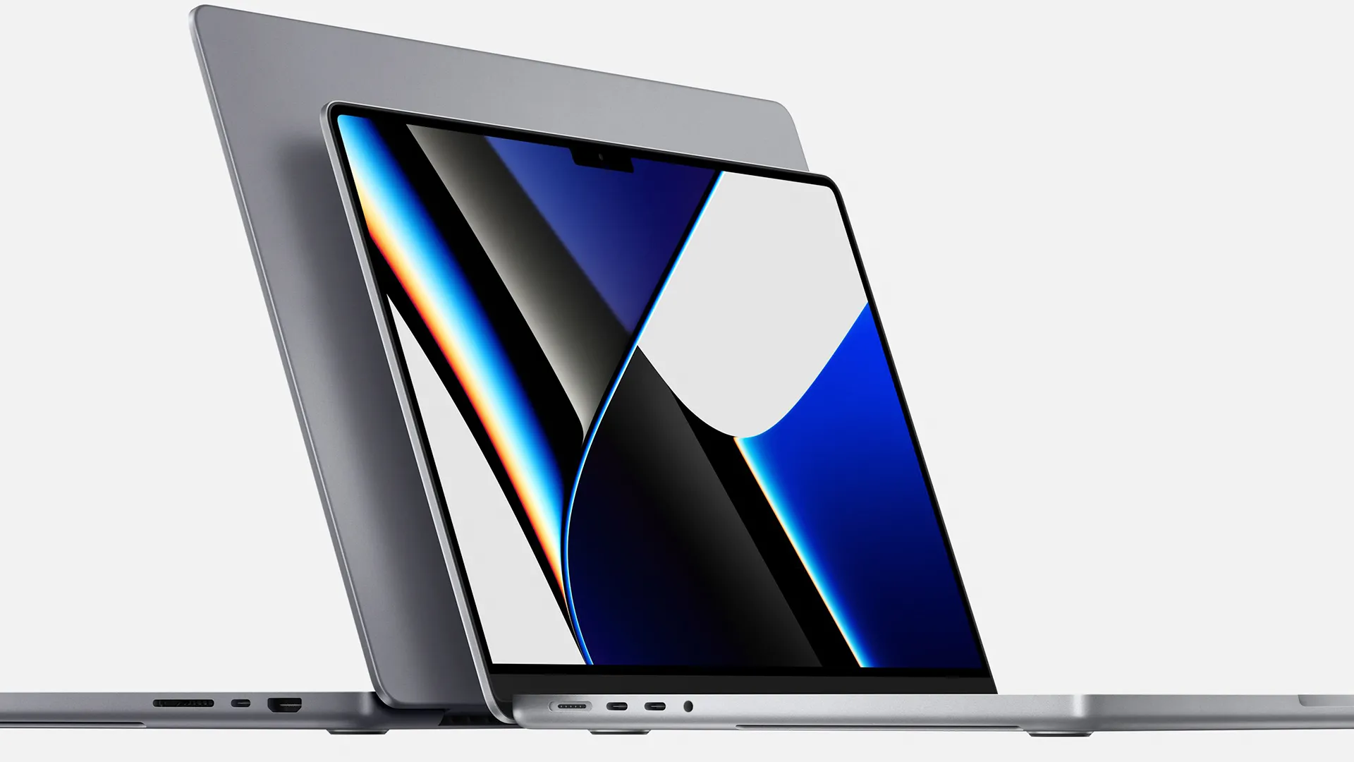 Hình ảnh MacBook Pro 14 inch và 16 inch thế hệ mới với màn hình Liquid Retina XDR.