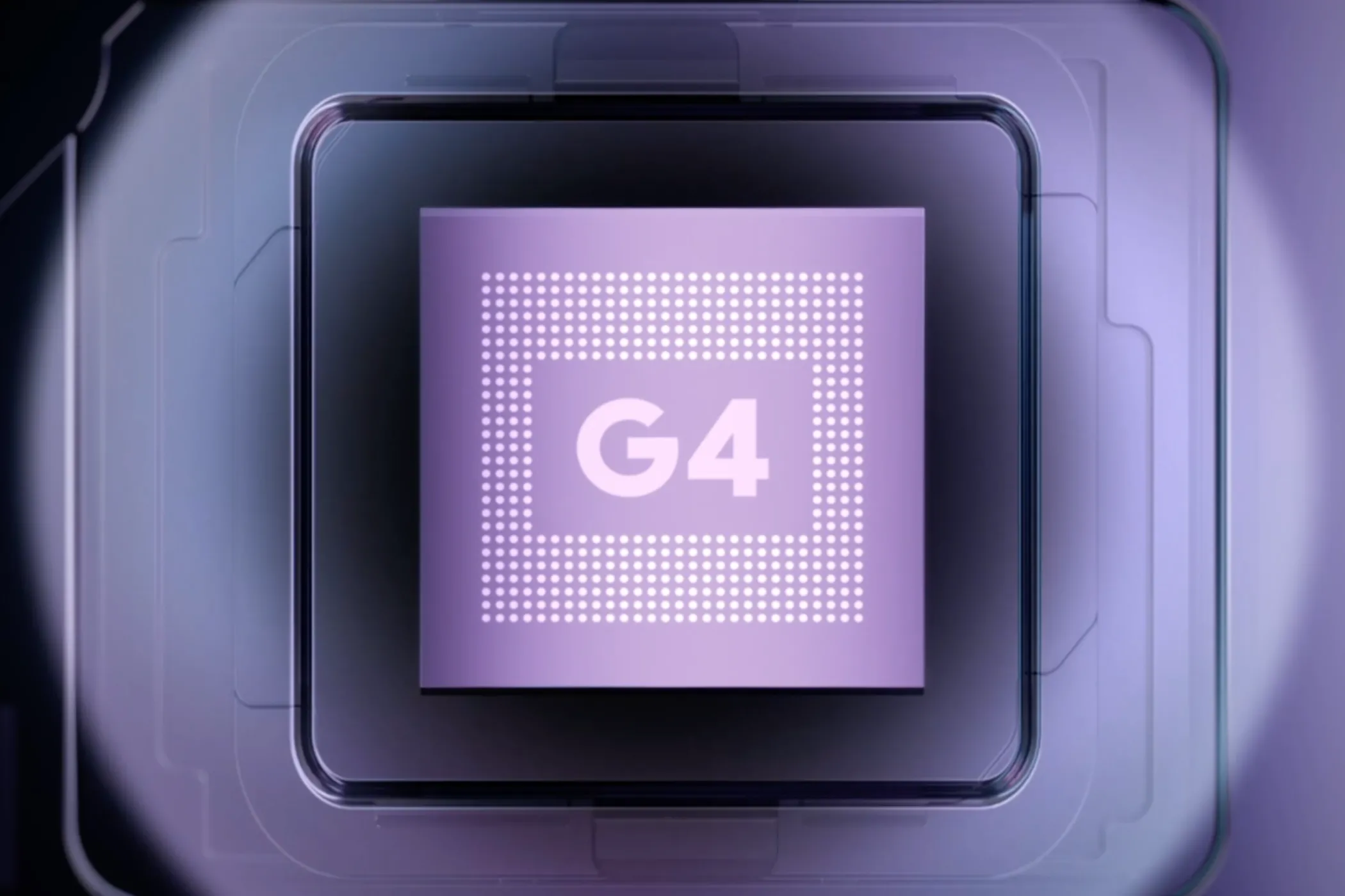 Hình ảnh minh họa chip Google Tensor G4, biểu tượng của hiệu năng mạnh mẽ trên các dòng điện thoại Pixel mới.
