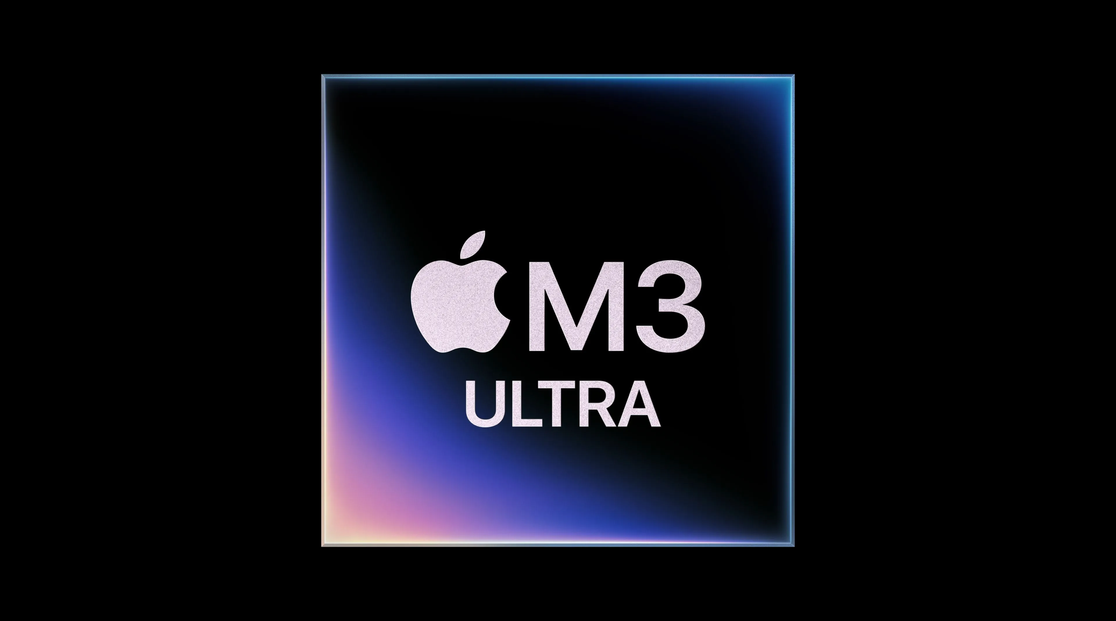 Hình ảnh mô phỏng chip Apple M3 Ultra, biểu tượng của sức mạnh xử lý đồ họa cao cấp cho các tác vụ chuyên nghiệp và chơi game.