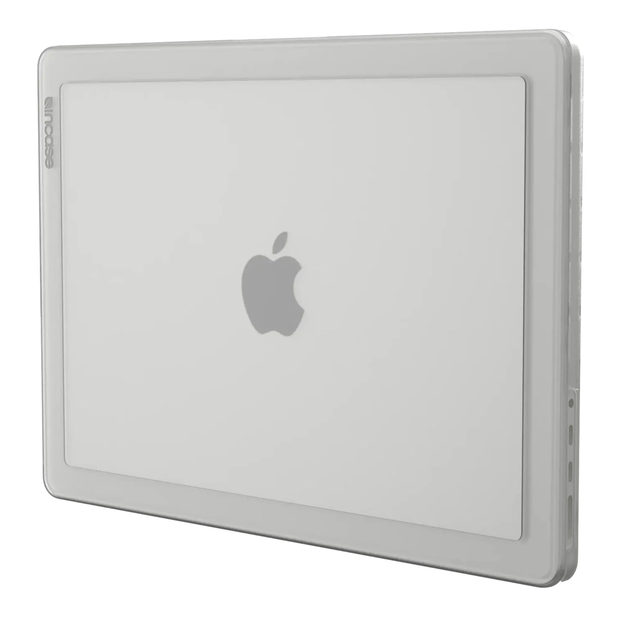 Incase Edge Hardshell Case cho MacBook Pro 14 inch hiển thị mặt sau trong suốt và viền tăng độ bám.