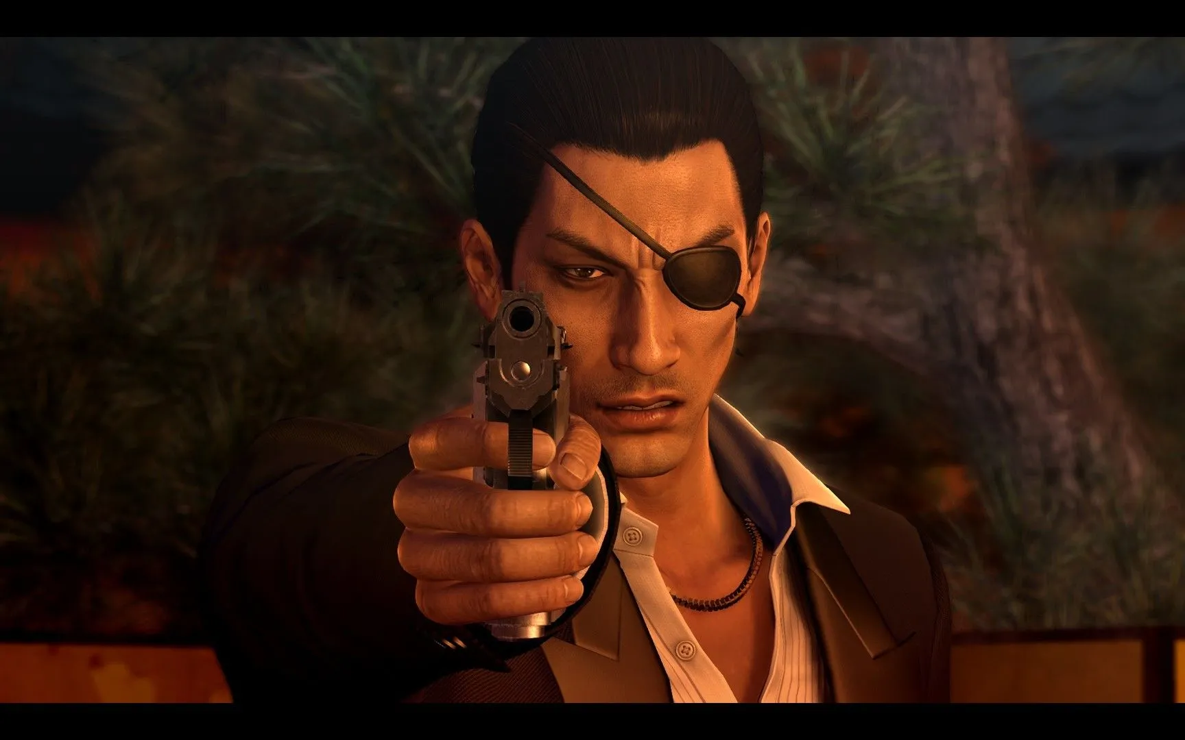 Kiryu Kazuma chơi máy đánh bạc hoa quả trong Yakuza 0, mang lại cơ hội kiếm tiền trong game.