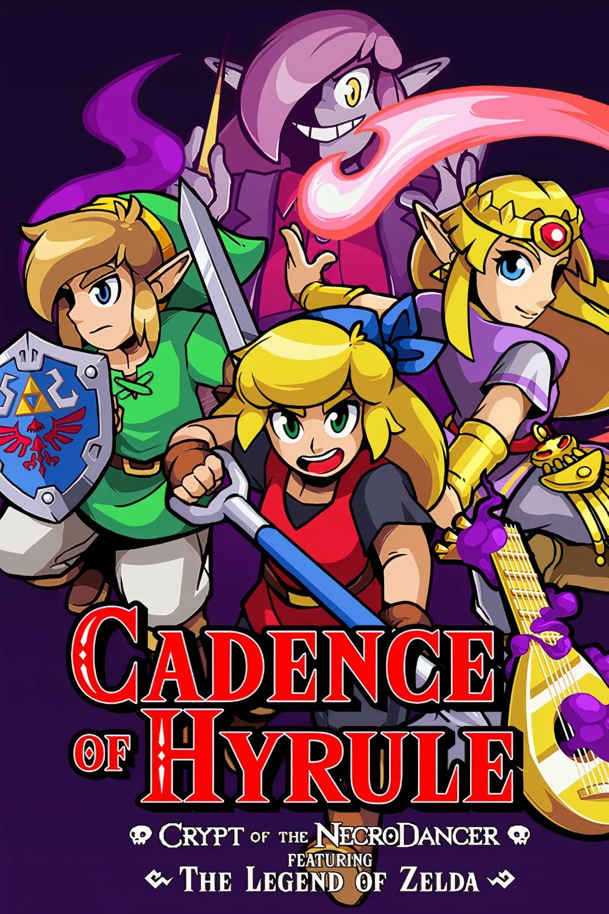 Link và Zelda di chuyển theo nhịp điệu trong game Cadence of Hyrule: Crypt of the NecroDancer