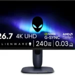 Màn hình gaming Alienware AW2725Q QD-OLED 27 inch hiển thị sắc nét với tần số quét 240Hz