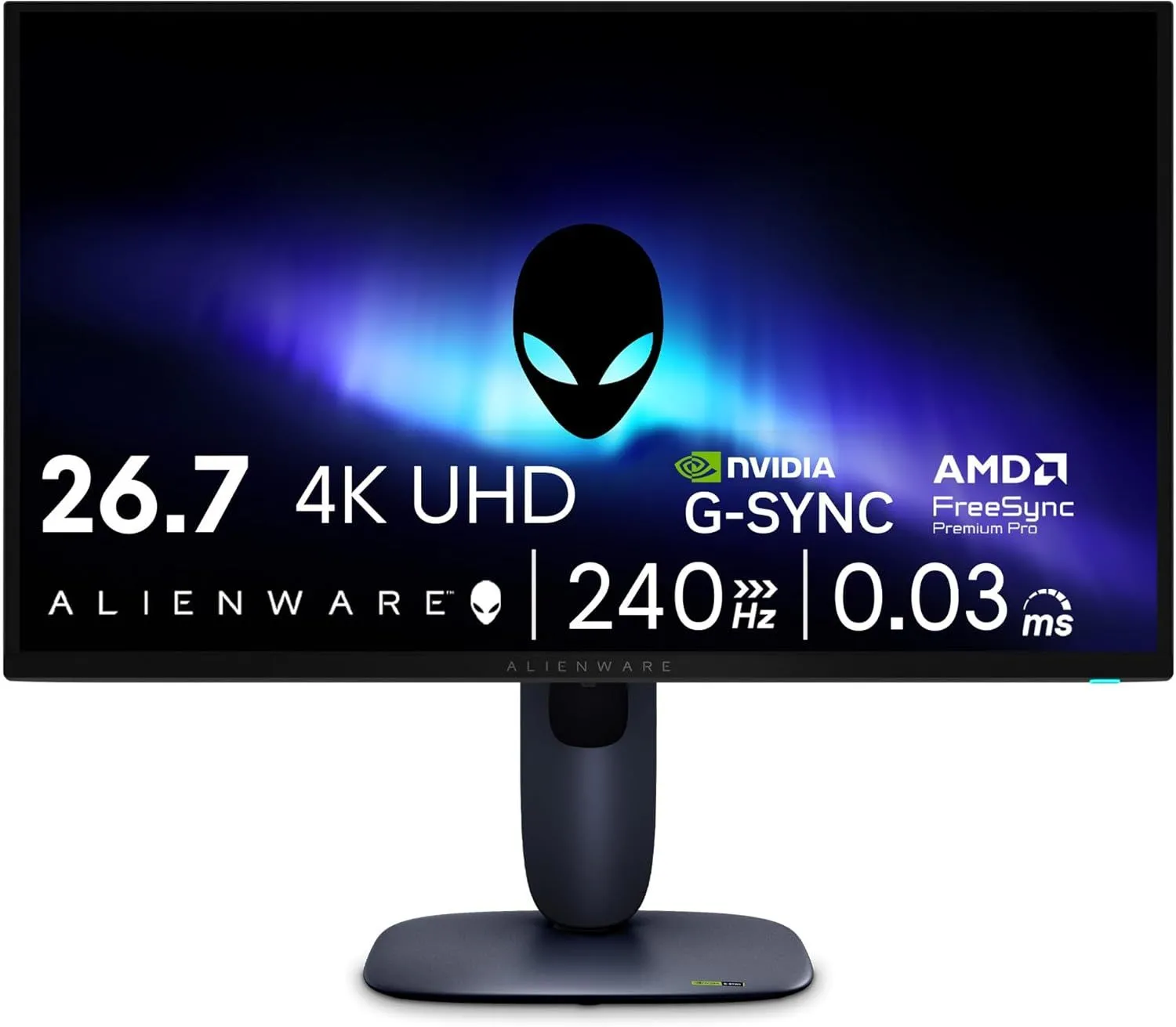 Màn hình gaming Alienware AW2725Q QD-OLED 27 inch hiển thị sắc nét với tần số quét 240Hz