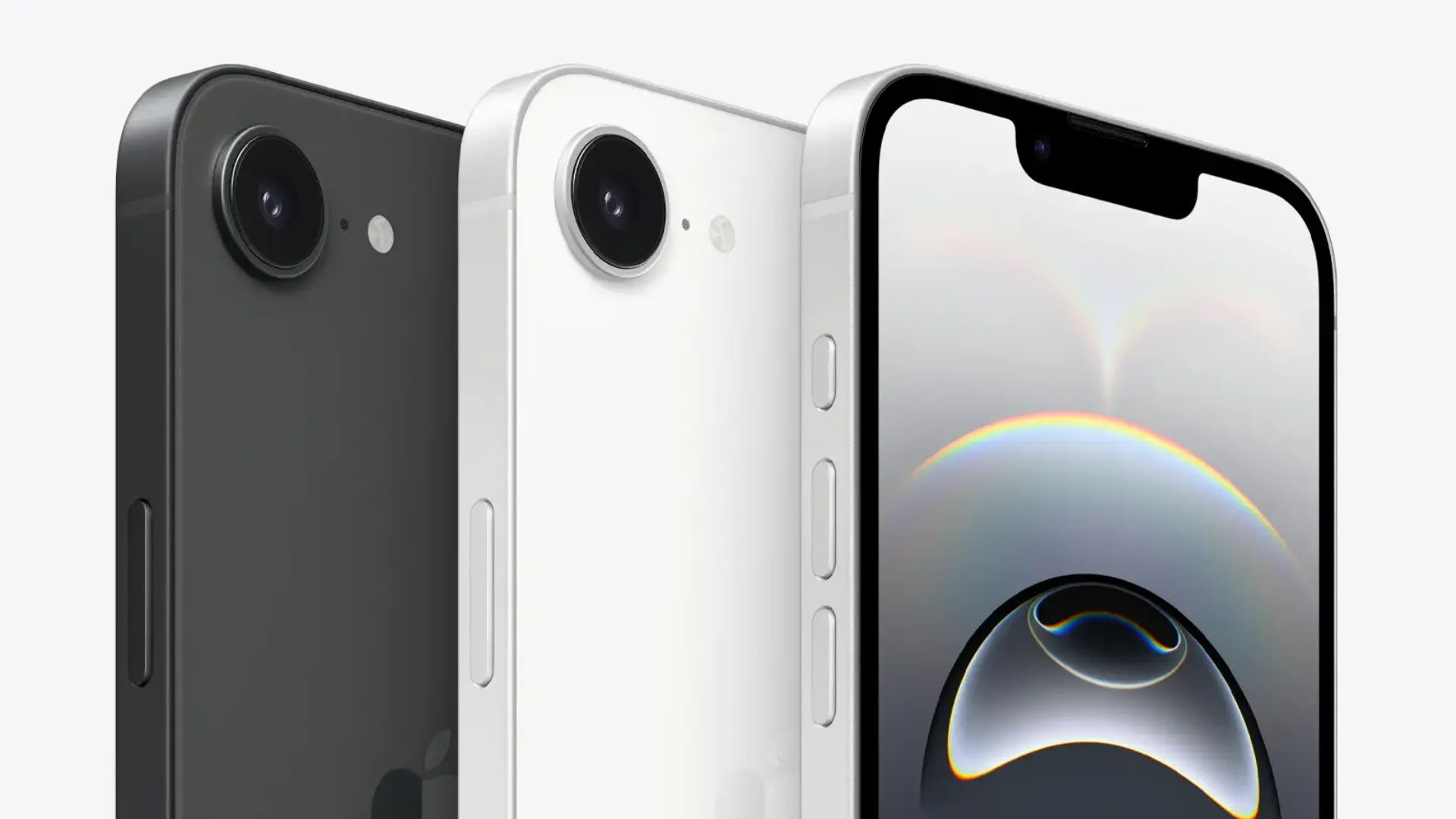 Màn hình Super Retina XDR của iPhone 16e với tai thỏ chứa cảm biến Face ID