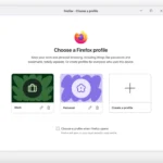 Màn hình tùy chỉnh và quản lý hồ sơ (profile) người dùng trong trình duyệt Firefox 138, hiển thị các tùy chọn đặt tên, avatar và màu sắc riêng biệt.