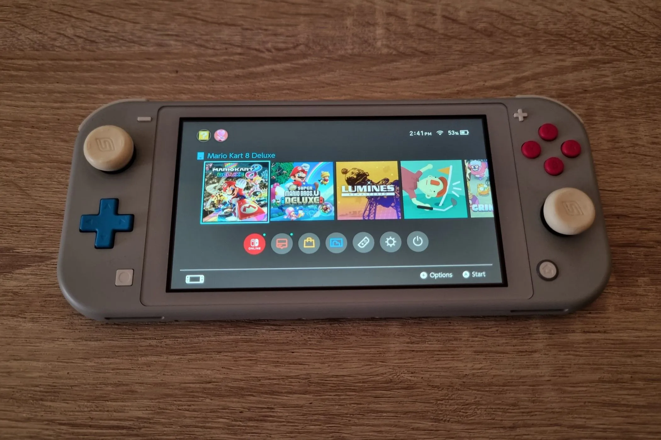 Máy chơi game cầm tay Nintendo Switch Lite màu xanh lam