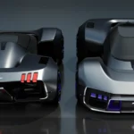 Mô hình xe Ford Mustang concept với thiết kế hiện đại và khí động học