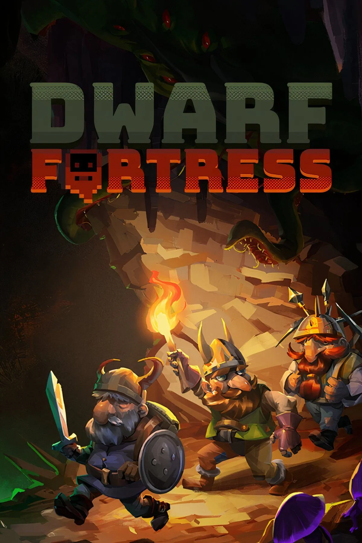 Một pháo đài lùn dưới lòng đất với các công trình phức tạp trong Dwarf Fortress
