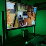 Razer Aether Light Bars hiển thị ánh sáng tương ứng với tâm trạng nhân vật trong Sims 4