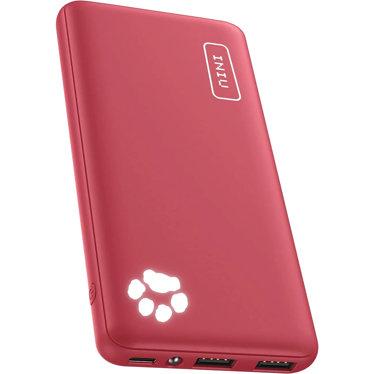 Sạc dự phòng INIU 10.000mAh với ba cổng sạc và đèn LED tích hợp