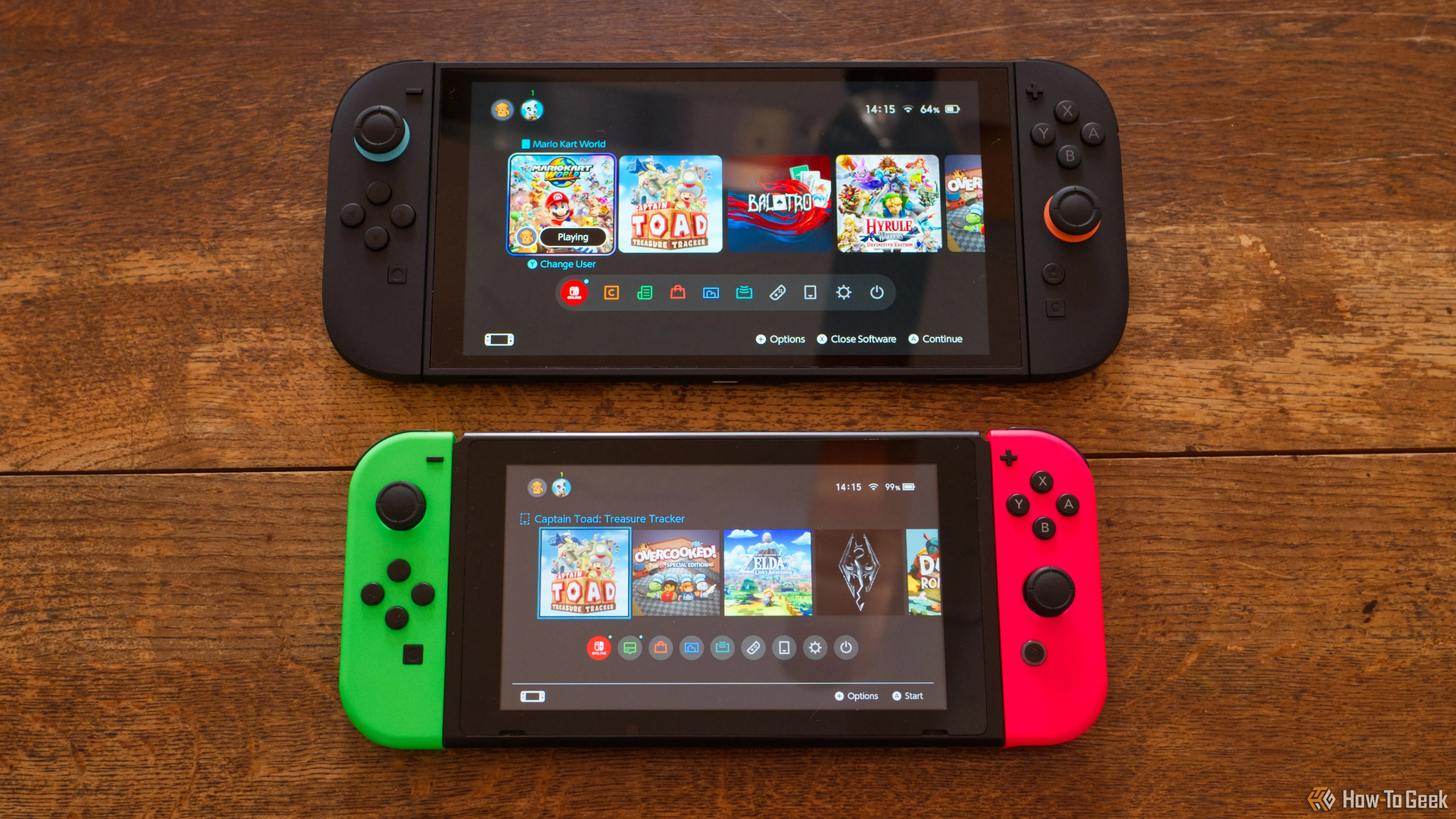 So sánh thiết kế giữa máy chơi game Nintendo Switch 2 và Nintendo Switch đời đầu