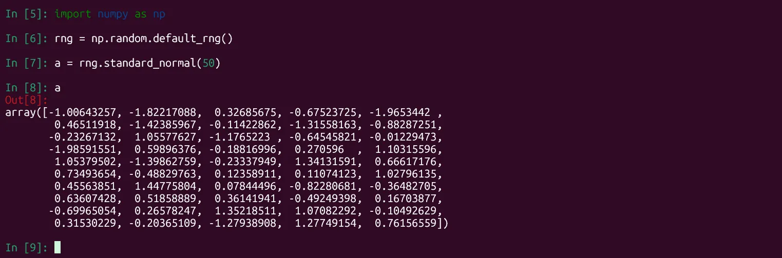 Tạo mảng số ngẫu nhiên với NumPy trong Python