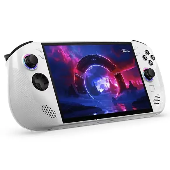 Thiết bị chơi game cầm tay Lenovo Legion Go S với màn hình lớn và thiết kế công thái học