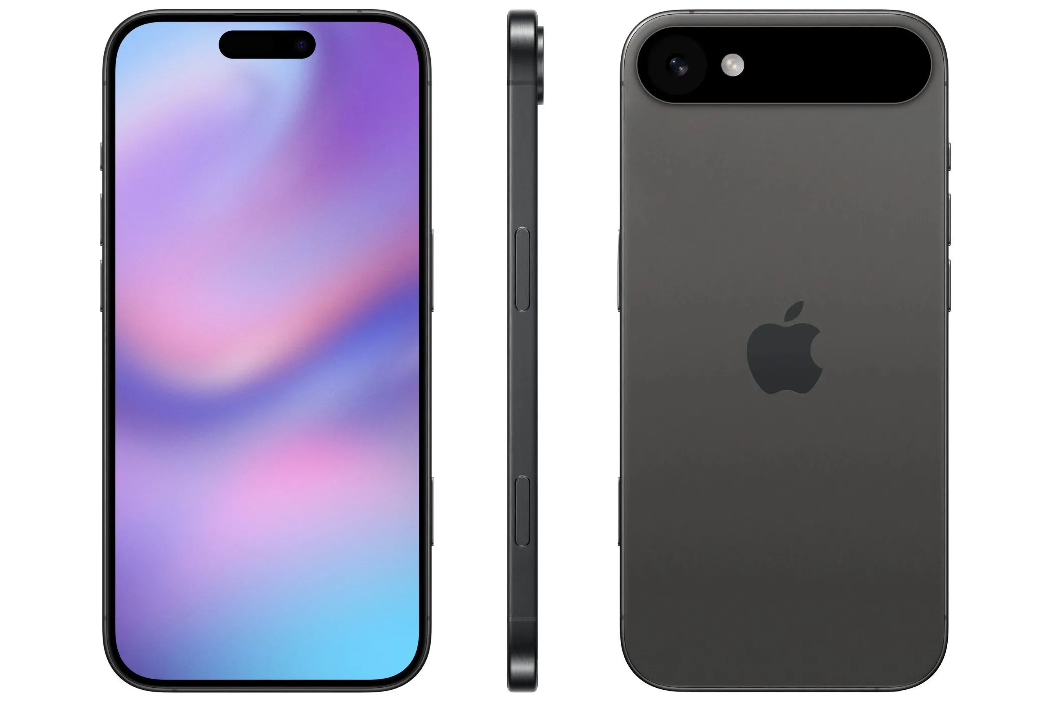 Thiết kế concept của iPhone 17 Air từ Apple Hub với khung máy mỏng