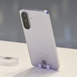 Thiết kế mặt lưng Samsung Galaxy A56 với hệ thống camera độc lập và lớp kính cao cấp