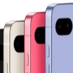 Thiết kế và các tùy chọn màu sắc của điện thoại Google Pixel 9a trên nền trắng, nổi bật vẻ đẹp hiện đại và đa dạng.