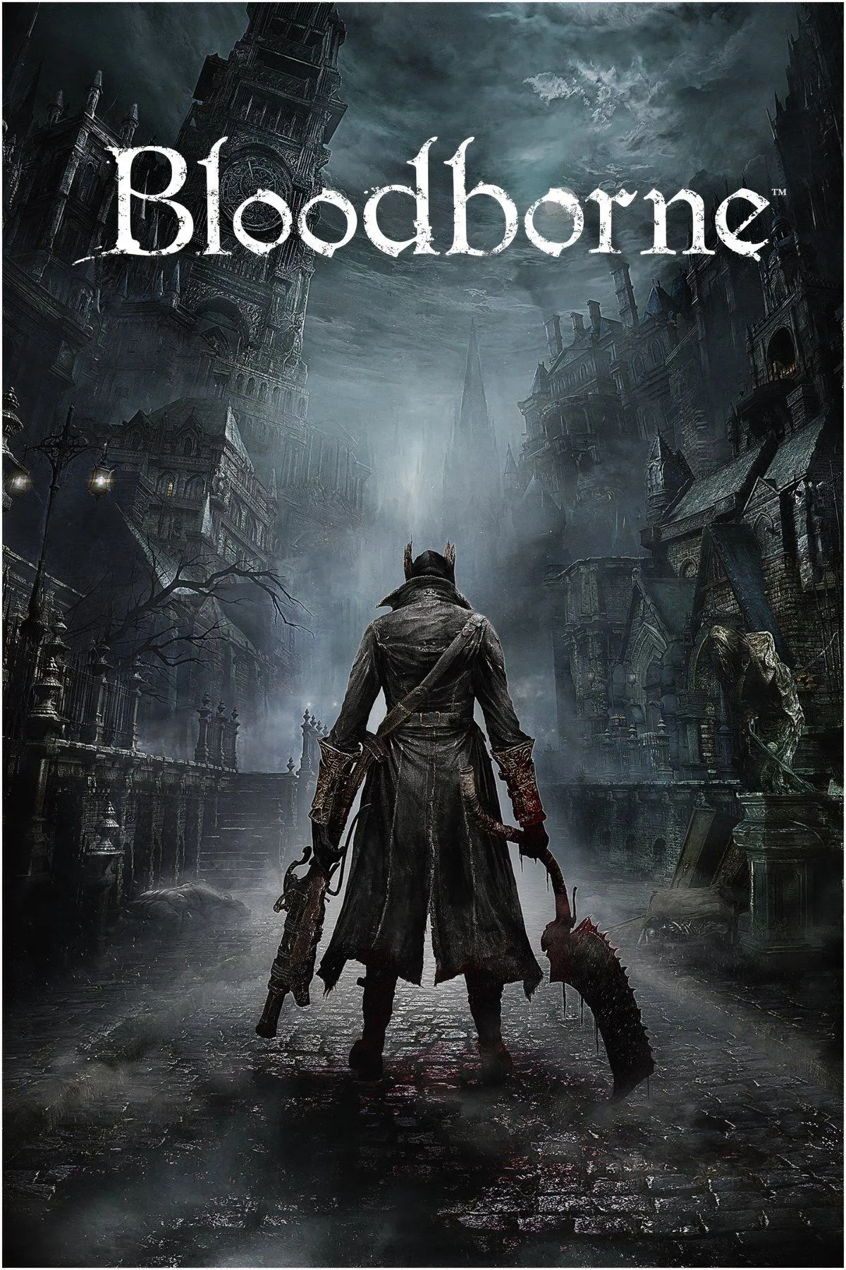 Thợ săn Bloodborne đối mặt với quái vật kinh dị trong thành phố Yharnam Gothic
