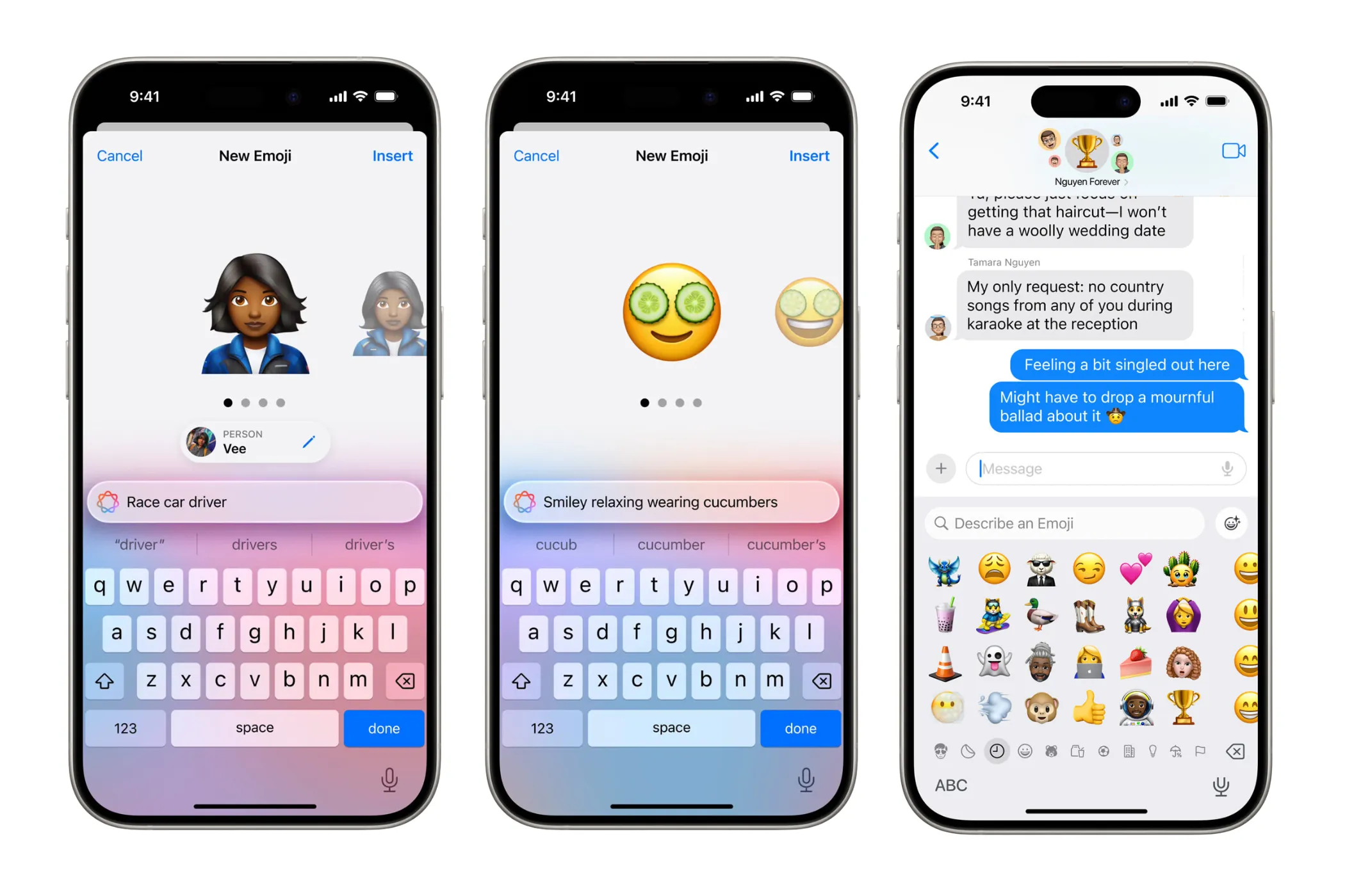Tính năng Genmoji trên iPhone cho phép người dùng tạo biểu tượng cảm xúc cá nhân hóa từ văn bản