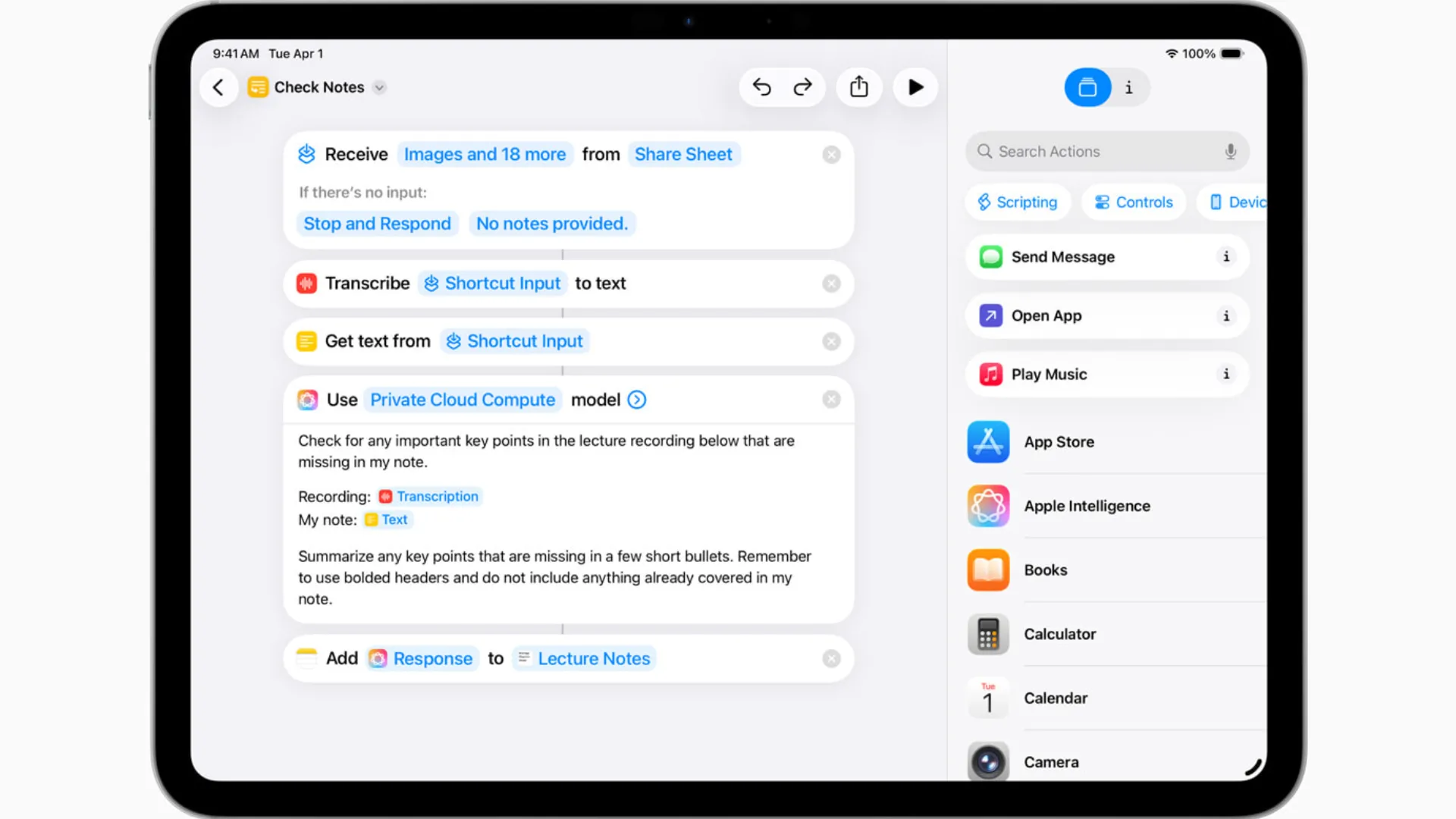 Tổng quan về iPadOS 26 với tính năng Phím tắt AI