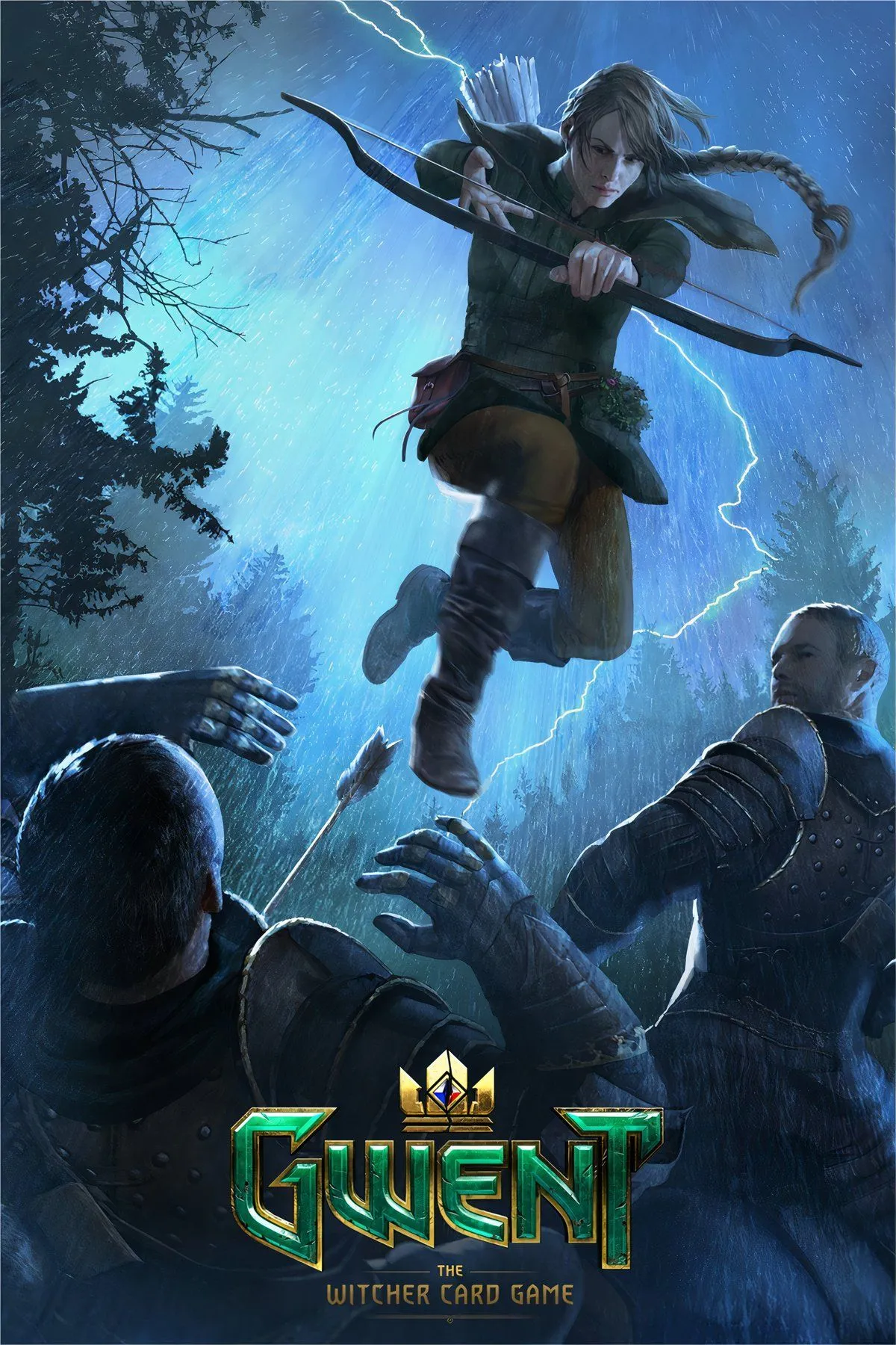 Trận đấu bài Gwent sôi nổi trong thế giới The Witcher 3.