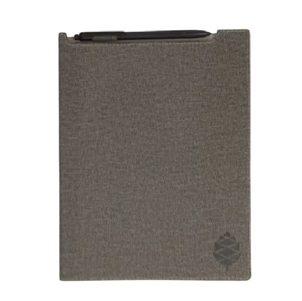 Vỏ bảo vệ cho máy tính bảng e-paper PineNote, thể hiện sự linh hoạt của thiết bị Linux.